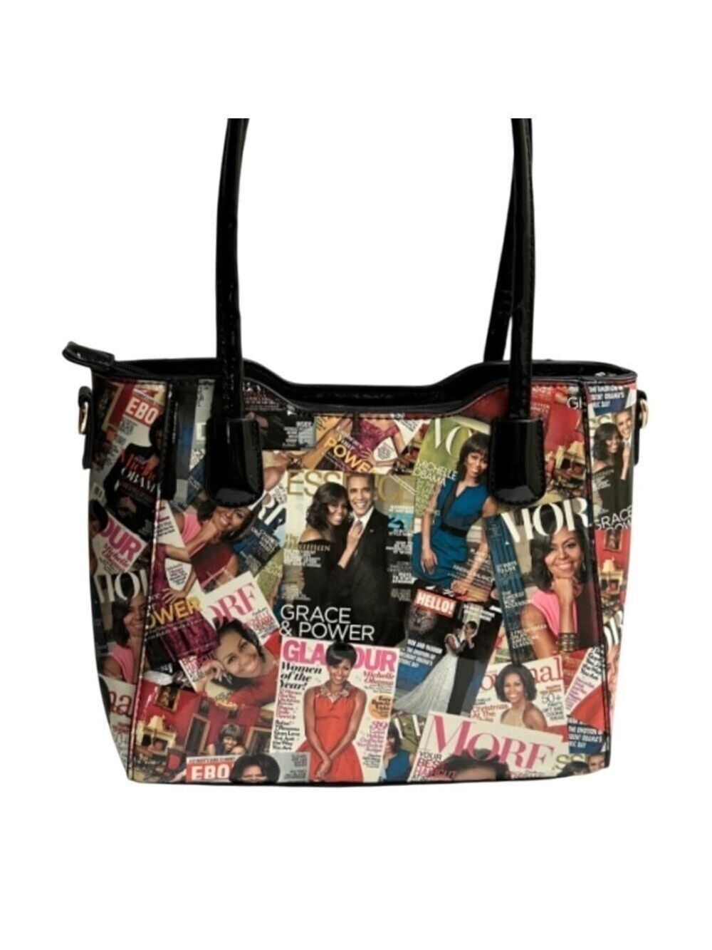 Michelle & Barack Obama on Magazine Covers  Bag